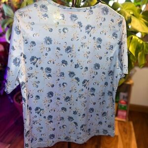 Blair Blue Floral Tee